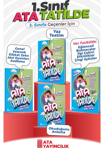 1. Sınıf Ata Tatilde Seti