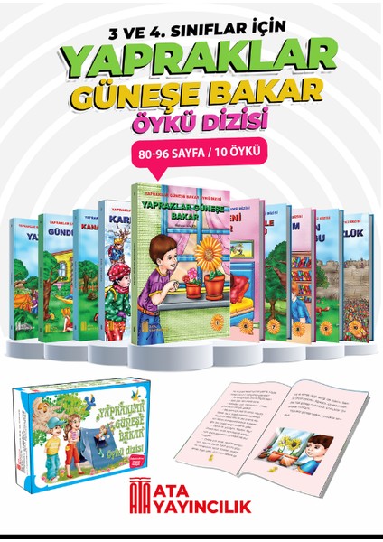 Yapraklar Güneşe Bakar (10 Lu Set)2,3 Ve 4.Sınıf