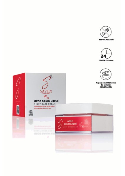 Doğal İçerikli Yenileyici ve Yaşlanma Önleyici Yoğun Besleyici Gece Bakım Kremi 50 ml fiyatları