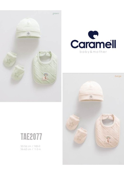 My Baby Kumsal 4lü Takım Aksesuar Eldiven Önlük Bere Good Baby 2077