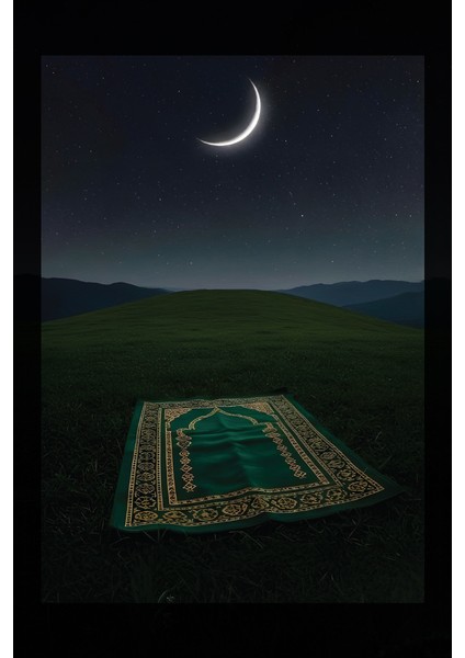 Gece Huzurunda Namaz Kanvas Tablo fiyatları