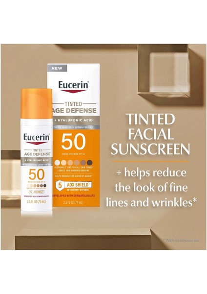 Tinted Age Defense SPF50 Yüz Güneş Kremi 75ML