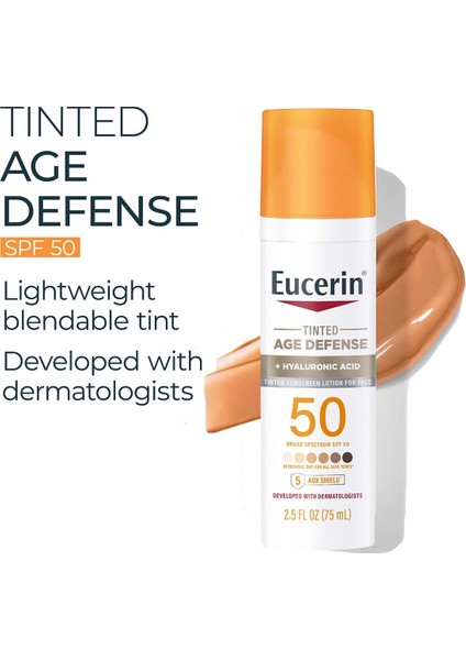 Tinted Age Defense SPF50 Yüz Güneş Kremi 75ML