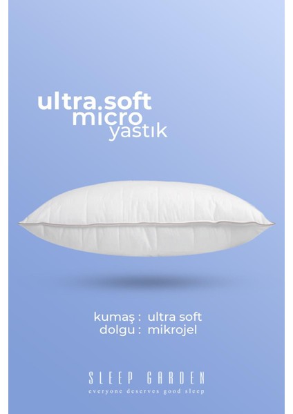 Ultra Soft Mikro Yastık Tela Çantalı (50X70)