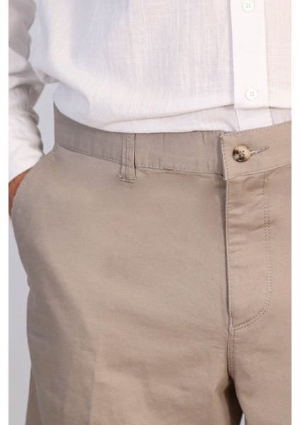 /slım Short / Koyu Bej