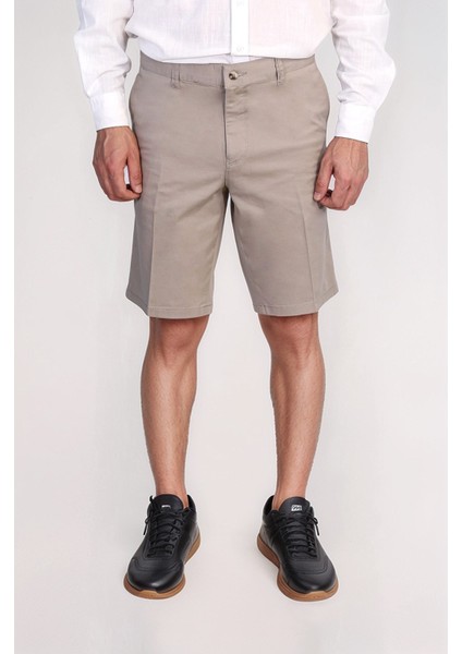 /slım Short / Koyu Bej