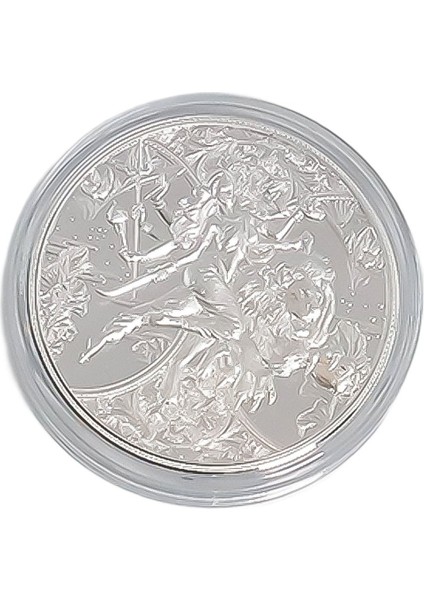 Agakulche Durga Rutenyum 2024 Gümüş Sikke Coin