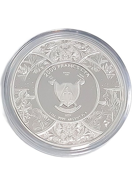 Agakulche Durga Rutenyum 2024 Gümüş Sikke Coin