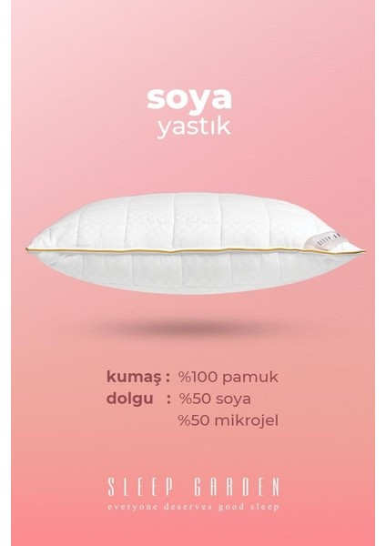 Soya Yastık Biyeli 50X70 Tela Çantalı