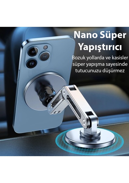Ally LF-256 Alüminyum Araç Içi Torpido Üstü Manyetik Telefon TUTUCU-(5775) - NTR1353-6642 fırsatları