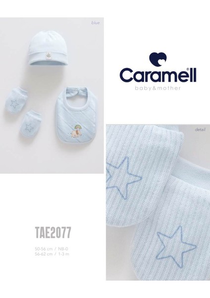 My Baby Kumsal 4lü Takım Aksesuar Eldiven Önlük Bere Soft Color 2079