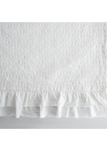 Ayda Çift Kişilik Nevresim Takımı %100 Organik Pamuk Dokuma Krem 200X220 cm modelleri