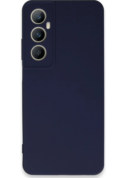 Realme C65 Kılıf First Silikon - Lacivert Svlrs