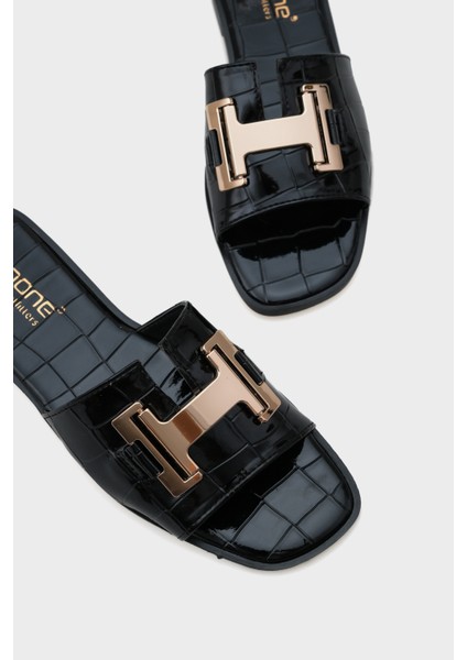 Kadın H Gold Tokalı Terlik