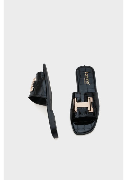 Kadın H Gold Tokalı Terlik