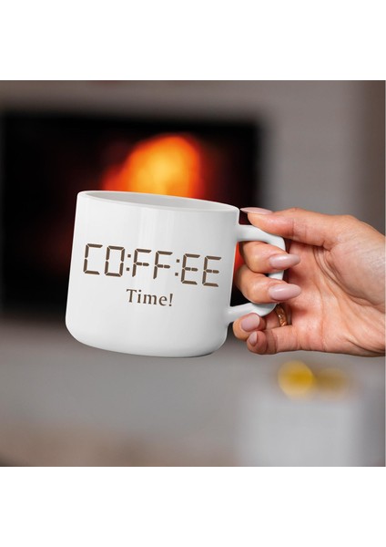 Coffee Time Yazılı Kupa 7,5cm