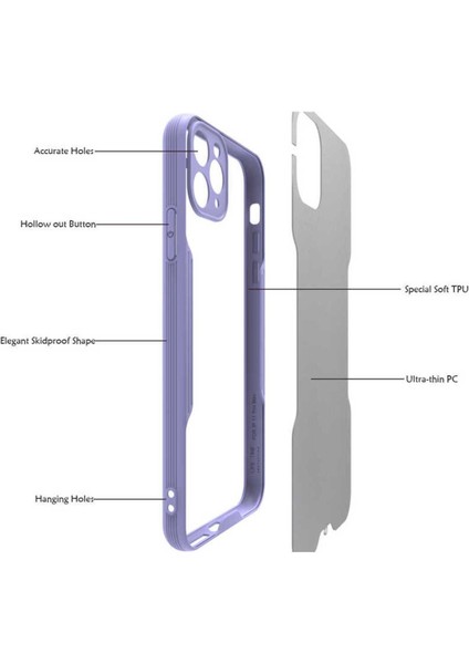 Apple iPhone 11 Pro Max Uyumlu Kılıf 0,2mm Ultra Ince Kamera Lensi Korumalı fiyatları