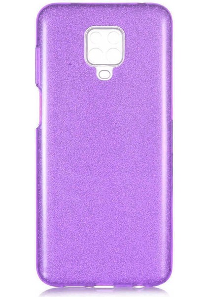 Xiaomi Redmi Note 9s Kılıf Parlak Simli Muhteşem Görünüm, Sert ve Dayanıklı