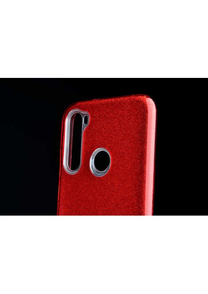 Xiaomi Redmi Note 8 Kılıf Parlak Simli Muhteşem Görünüm, Sert ve Dayanıklı