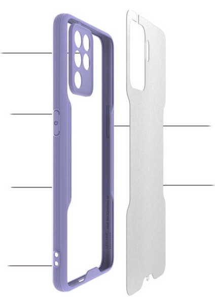 Oppo Reno 5 Lite Uyumlu Kılıf 0,2mm Ultra Ince Kamera Lensi Korumalı fiyatları
