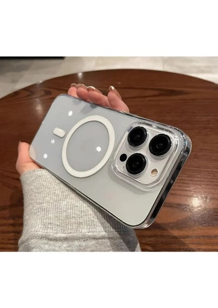 (Sert Mika Kılıf) iPhone 16 Pro Max Uyumlu Şeffaf Sert Mika Sararmaz Magsafe Ince Fit Kılıf modelleri