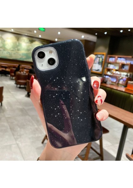 Apple iPhone 13 Mini Kılıf Parlak Simli Muhteşem Görünüm, Sert ve Dayanıklı