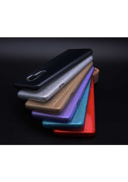 Samsung Galaxy A6 Plus 2018 Kılıf Parlak Simli Muhteşem Görünüm, Sert ve Dayanıklı( Uyumlu )