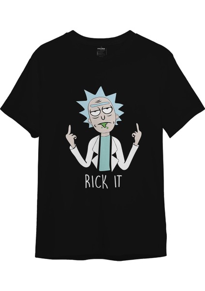 Rick It Tişört - Siyah