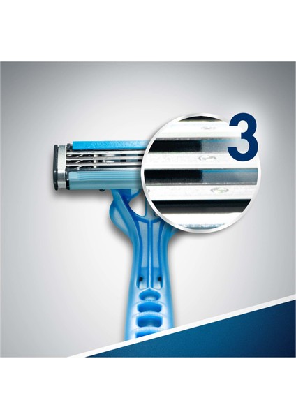 Blue3 Tıraş Bıçağı 12'li Poşet