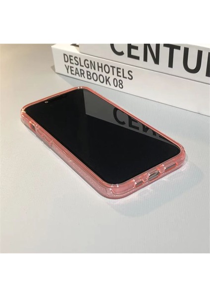 Apple iPhone 13 Pro Max Kılıf Parlak Simli Muhteşem Görünüm, Sert ve Dayanıklı