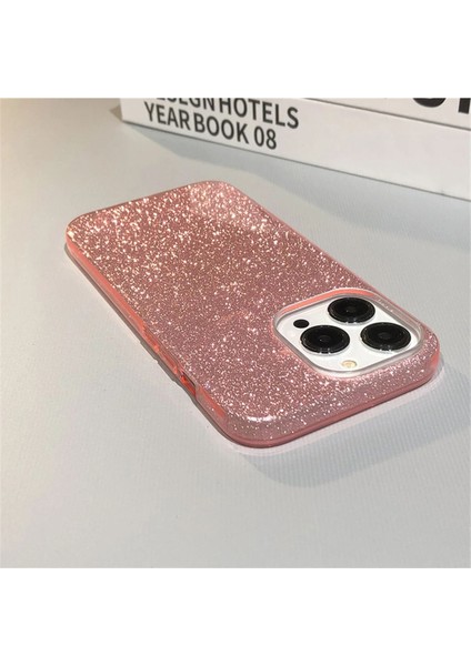 Apple iPhone 13 Pro Max Kılıf Parlak Simli Muhteşem Görünüm, Sert ve Dayanıklı