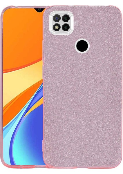 Xiaomi Redmi 9c Kılıf Parlak Simli Muhteşem Görünüm, Sert ve Dayanıklı
