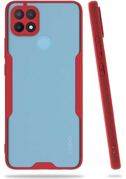 Oppo A15S / A15 Uyumlu Kılıf 0,2mm Ultra Ince Kamera Lensi Korumalı