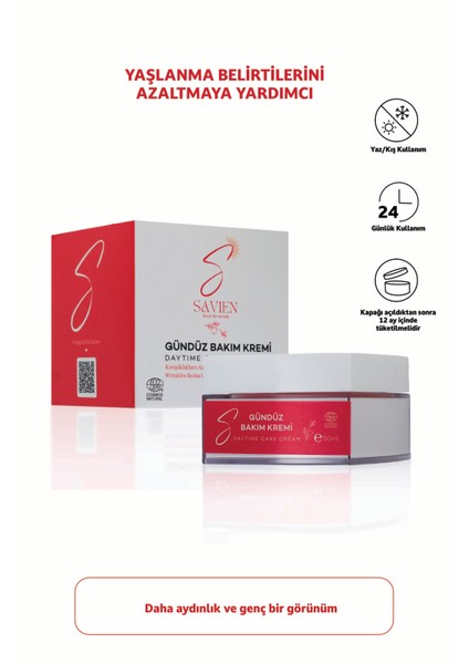 Savıen Yaşlanma Önleyici Gündüz Kremi - Doğal Nar Çekirdeği Özlü Yoğun Nemlendirici Gündüz Kremi 50 ml fiyatları