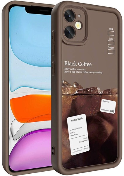 Apple iPhone 11 Dayanıklı Malzeme & Tam Koruma Kılıf Kamera Korumalı Baskılı Arka Yüzey