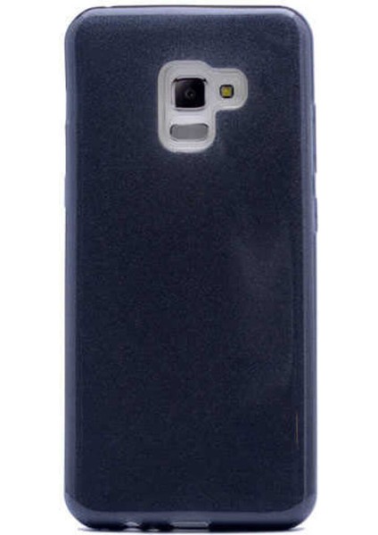 Samsung Galaxy A8 2018 Kılıf Parlak Simli Muhteşem Görünüm, Sert ve Dayanıklı
