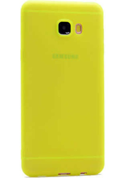 Samsung Galaxy C7 Kılıf Elinizden Kaymayan Ultra Ince