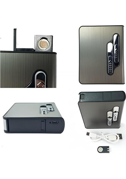 Kişiye Özel Sigara Kutusu USB Şarjlı Çakmak