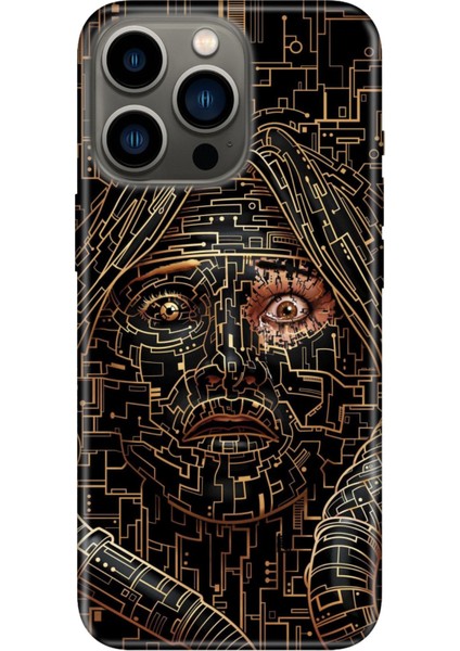 Iphone 14 Pro Kılıf Silikon Moderna Resimli Desenli Çığlık Kod