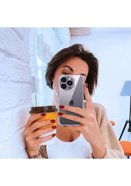 Apple iPhone 13 Pro Max Uyumlu Kamera Lens Korumalı Süper Şeffaf Kılıf
