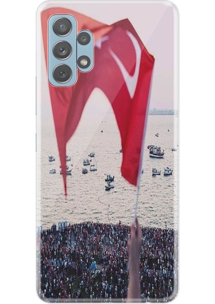 Samsung Galaxy A52 Pure Modern Desenli Silikon Kılıf Izmir Türkiye