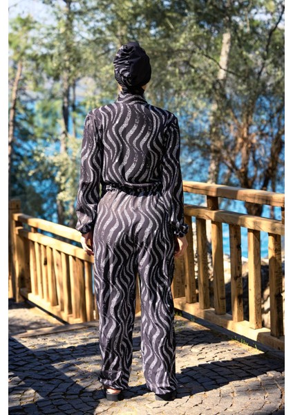 Nouréa Model Lycralı Tasarım Tesettür Tulum Mayo
