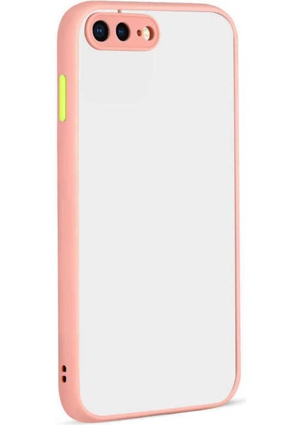 Apple iPhone 7 Plus ve 8 Plus Kılıf Birinci Sınıf Soft Tpu Kamera Korumalı Silikon
