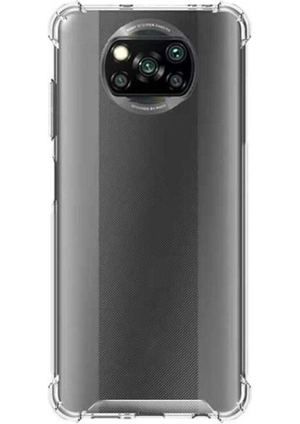 Xiaomi Poco X3 Army Tank Koruma, Anti-Darbe Şeffaf Kılıf