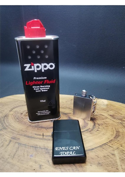 Isme Özel Zippo Benzin,zippo Çakmak ve Zippo Kibrit Çakmak