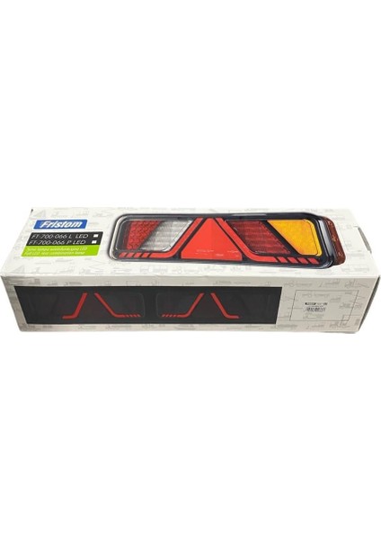 Frıstom 24V Stop Lambası Ledli (6-Fonksiyonlu) Sol E9 modelleri