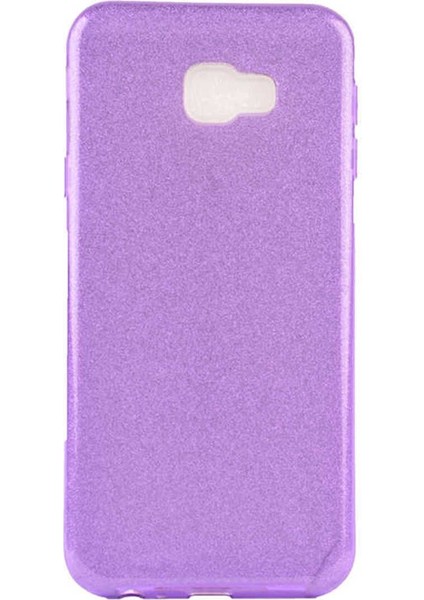 Samsung Galaxy J7 Prime Kılıf Parlak Simli Muhteşem Görünüm, Sert ve Dayanıklı