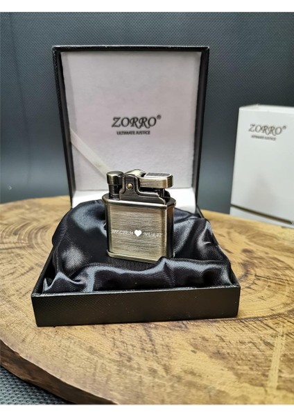 Kişiye Özel Gold Renk Benzinli Pirinç Gövde Çakmak SCK87458946