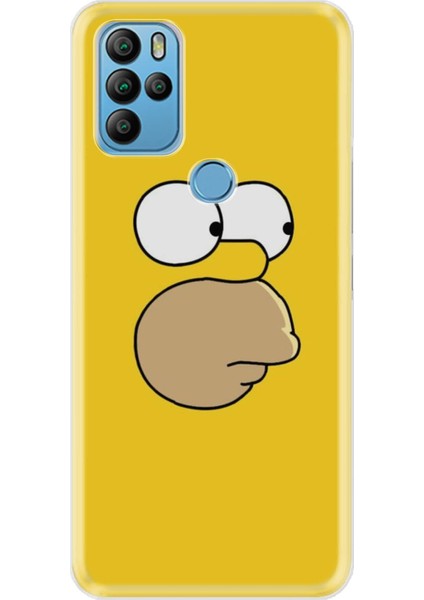 General Mobile Gm 21 Pro Kılıf Pure Modern Desenli Silikon Kapak Simpson