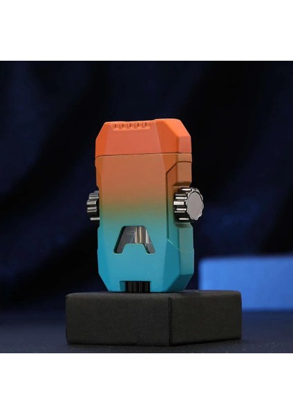 Parmida 2 Torch Pürmüz Alev Turkuaz Turuncu Renk Puro Çakmağı PCM0637 fiyatları